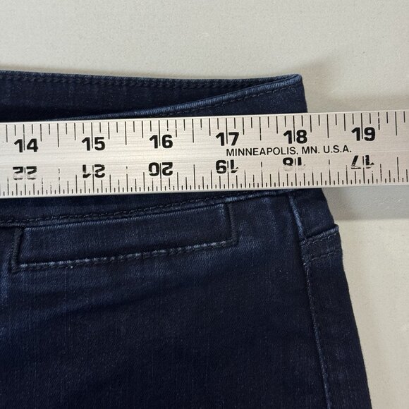 NYDJ Jeans Womens 14 Teresa Wide Leg Trouser Lift Tuck Stretch Dark Wash Denim - Picture 8 of 12